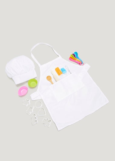 Kids Chef Dress Up Costume & Baking Accessories