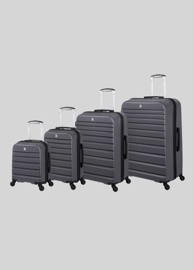 IT Luggage Dark Grey Navigator Hard Shell Suitcase