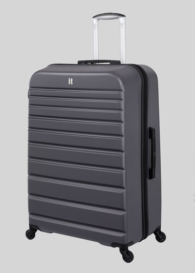 IT Luggage Dark Grey Navigator Hard Shell Suitcase