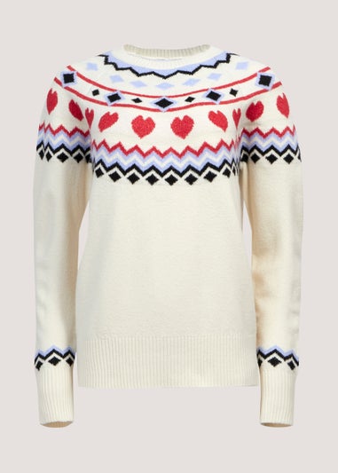 Cream Fair Isle Jumper