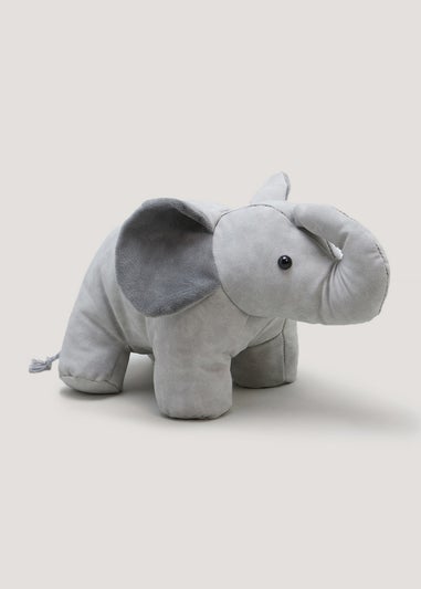 Elephant Faux Leather Doorstop (35cm x 16cm)