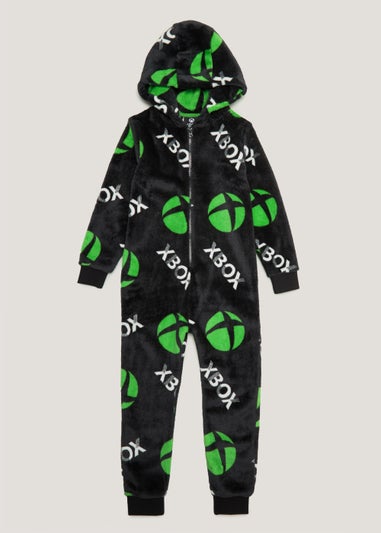 Kids Black Xbox Onesie (5-13yrs)