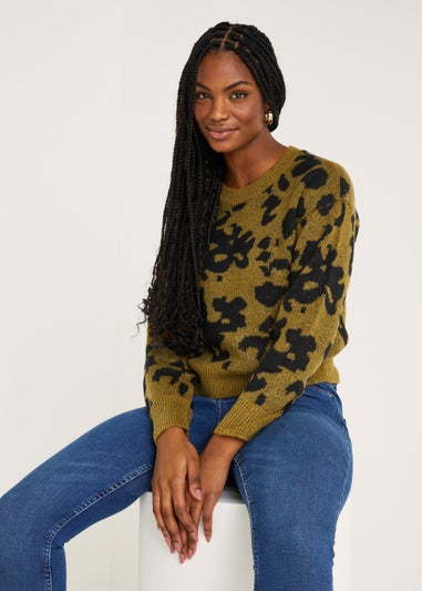 JDY Green Helga Jumper