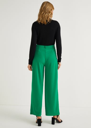 JDY Catia Green Wide Leg Trousers