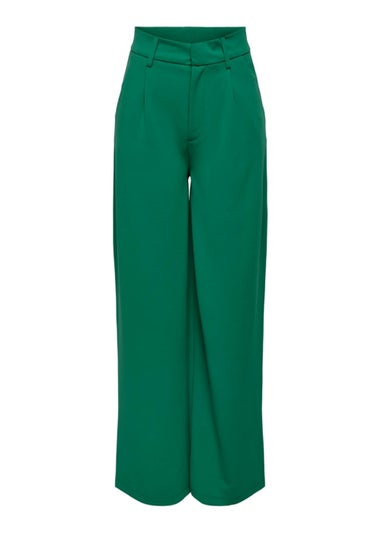 JDY Catia Green Wide Leg Trousers