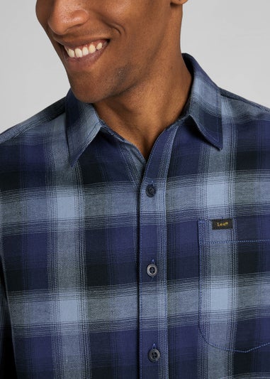 Lee Blue Check Shirt