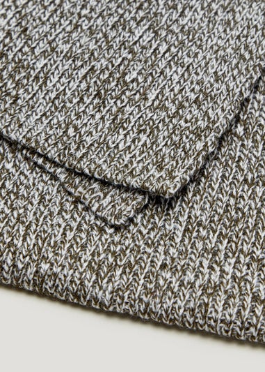 Khaki Twist Yarn Scarf