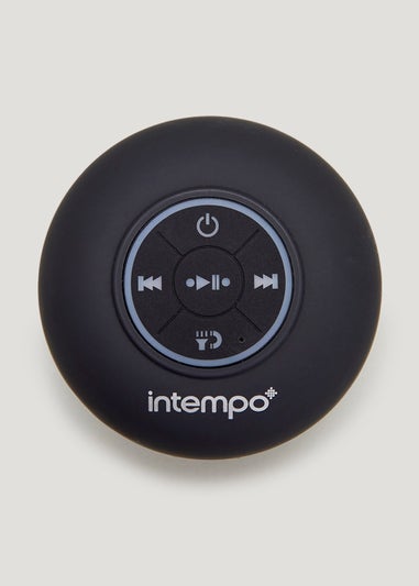 intempo Black Light Up Shower Speaker