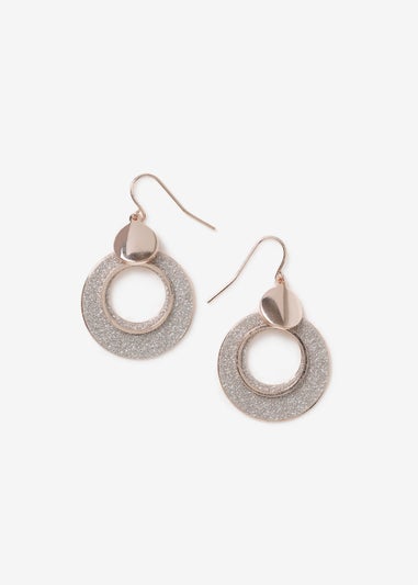 Circle Drop Earrings