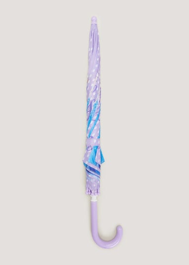 Kids Lilac Disney Frozen Umbrella (One Size)