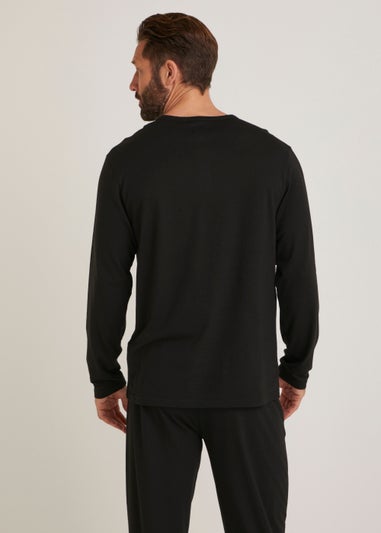 Black Long Sleeve Modal Top