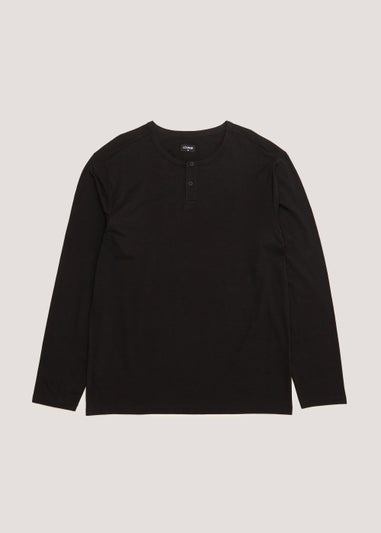 Black Long Sleeve Modal Top