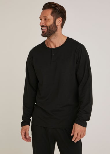 Black Long Sleeve Modal Top