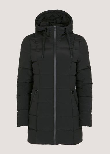 Black Short Padded Coat