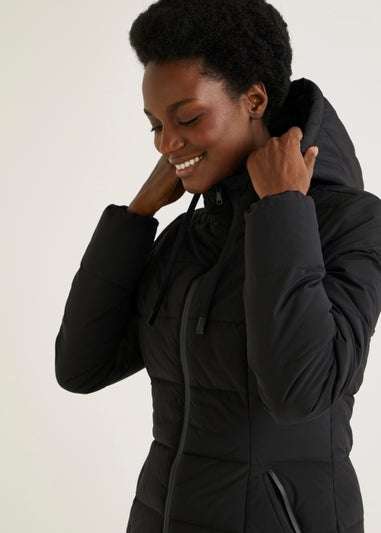 Black Short Padded Coat