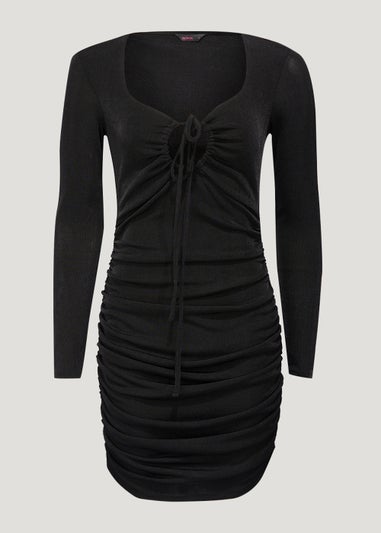 Be Beau Black Cut Out Mini Dress