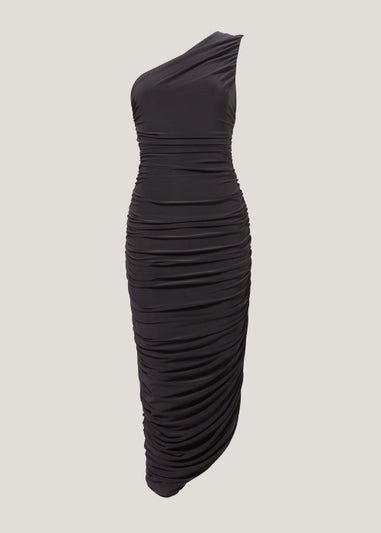 Be Beau Black Ruched Dress