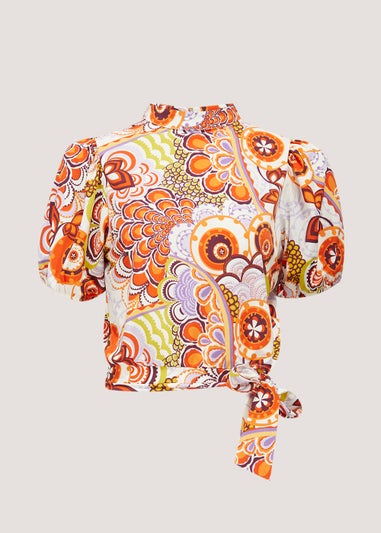 Be Beau Floral Crop Top