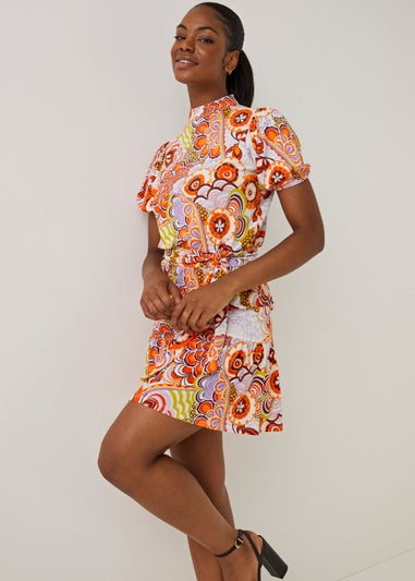 Be Beau Floral Crop Top