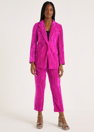 Pink Velvet Trouser
