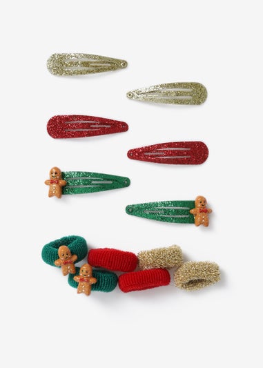 Kids Christmas Gingerbread Hair Multipack