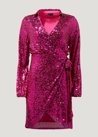 Be Beau Pink Sequin Dress