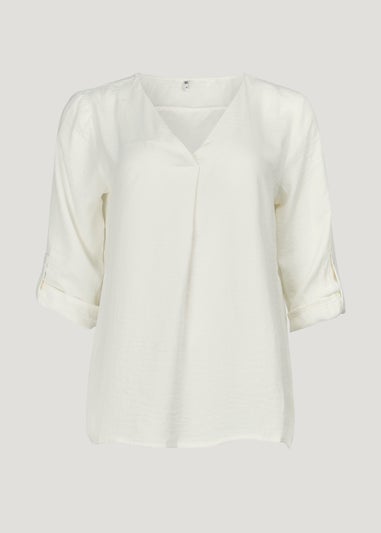 JDY Divya Cream Blouse - Matalan