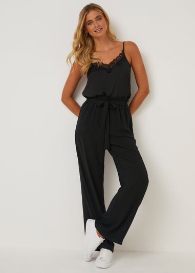 JDY Appa Black Lace Cami Top