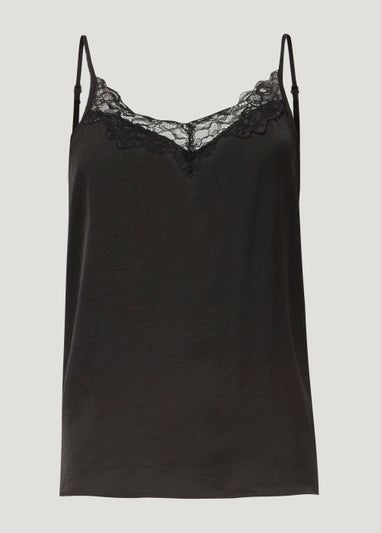 JDY Appa Black Lace Cami Top
