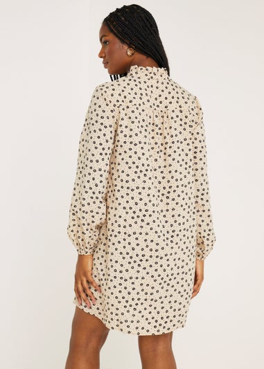 JDY Monica Cream Print Dress