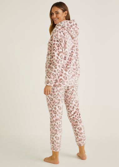 Pink Animal Print Twosie Pyjama Set