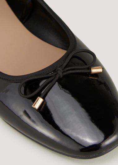 Black Patent Ballet Flats