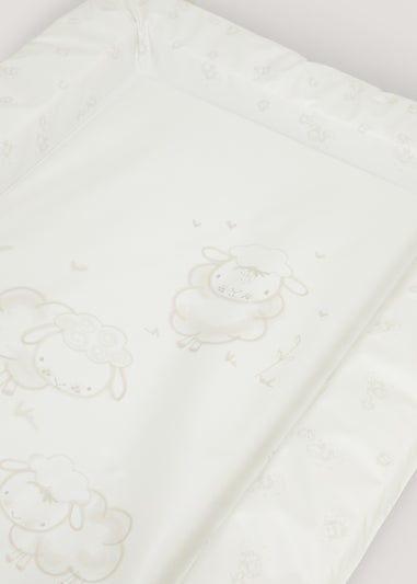 Cream Sheep Baby Changing Mat (30cm x 17cm x 2cm)