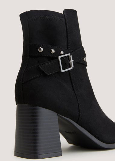 Et Vous Black Heeled Boots