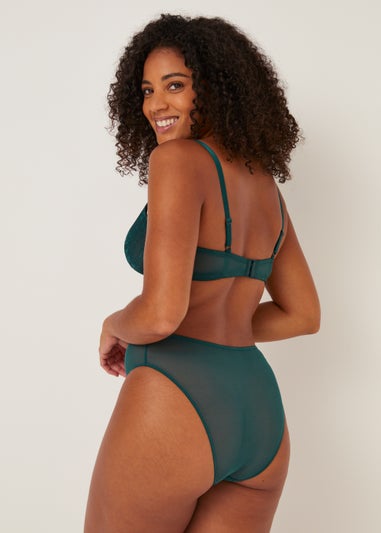 Ivory Rose Emerald Brazilian Knickers