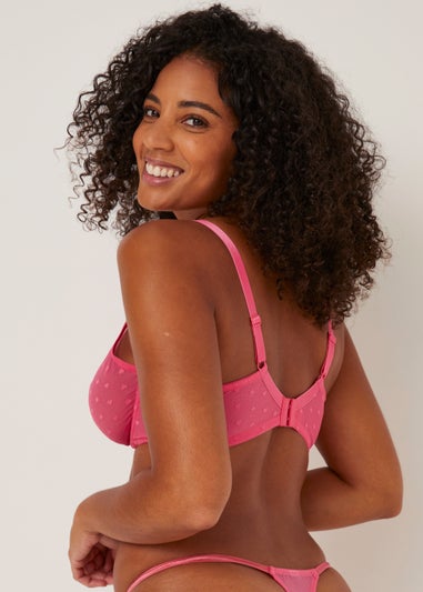 Ivory Rose Pink Heart High Apex Bra