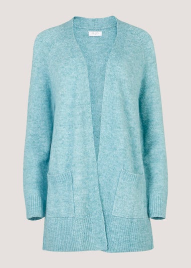 Teal Longline Cardigan