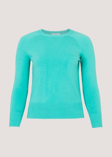 Green Super Soft Crew Neck Jumper