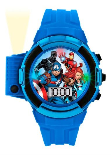 Kids Blue Marvel Avengers Torch Watch (One Size)