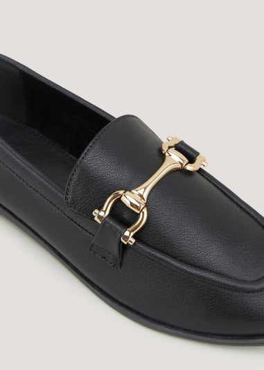 Et Vous Black Snaffle Loafers