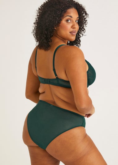 Ivory Rose Curve Emerald Balconette Bra