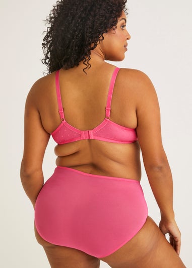 Ivory Rose Curve Pink Heart High Apex Bra