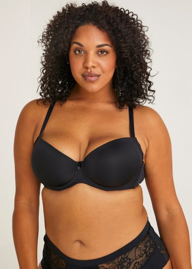 Ivory Rose Curve Black T-Shirt Bra