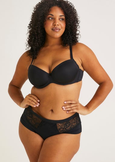 Ivory Rose Curve Black T-Shirt Bra