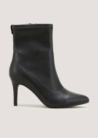 Et Vous Black Stretch Pointed Boots