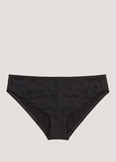Black Lace Brazilian Briefs