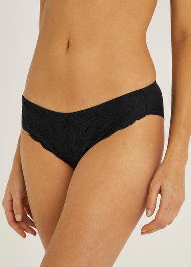 Black Lace Brazilian Briefs