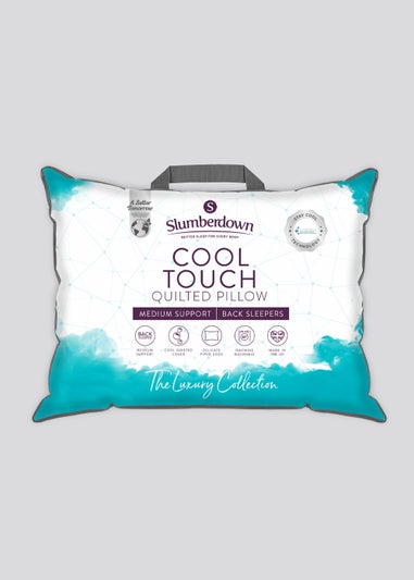 Slumberdown Cool Touch Quilted Pillow