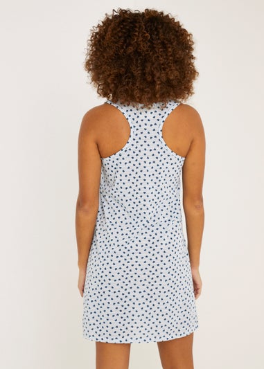 Blue Heart Nightie