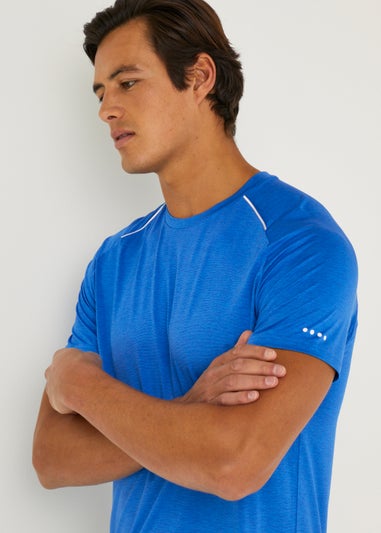 Souluxe Cobalt Blue Essential Sports T-Shirt